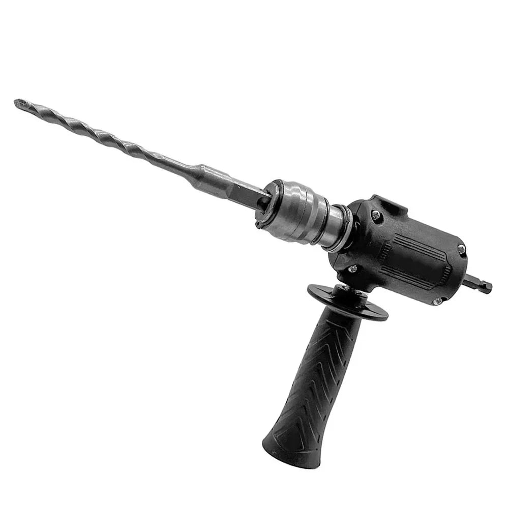 Electric Drill To Hammer Adapter Metal For Hand Electric Drill To Hammer Drill Conversion Head With Drill Bit