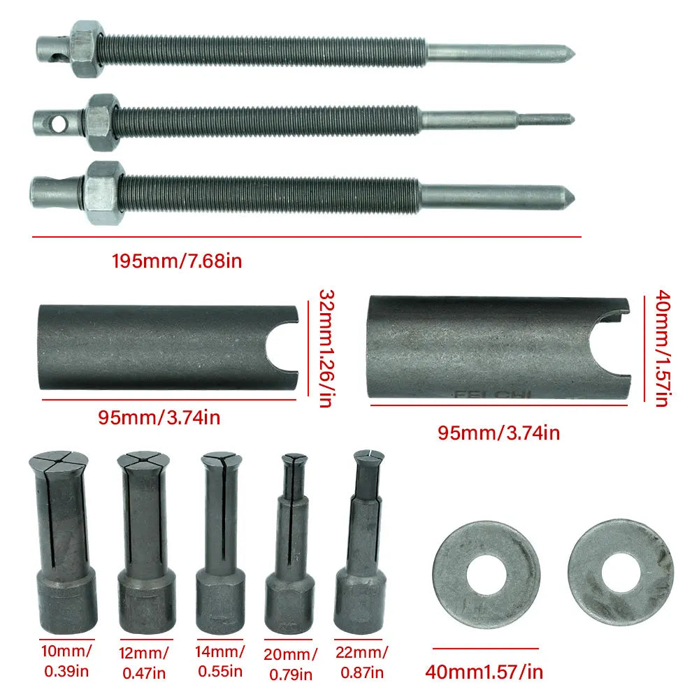 Motorcycle Bearing Pullers 9-23mm Bicycle Inner Bearing Extractor Hand Repairing Tools Wheel Gear Remover Pulling Extractor