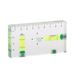 Y1UB High Transparent Level Bubble Mini Spirit Level with Three Strong Magnets Fitting for Construction Household