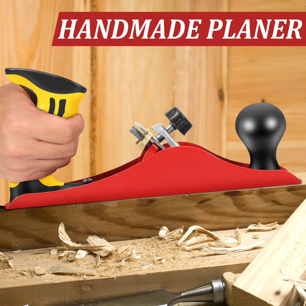 Wood Hand Planer Set with 2 Inch Blade Hand Tool Block Plane for Trimming Projects Woodworking Carpenter DIY Model Making Planer