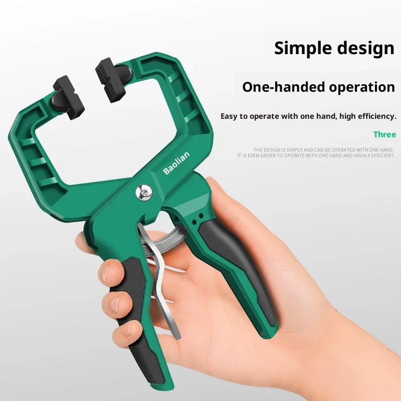 1pcs Quick Clamp Heavy Duty Table Vise for Drilling Machine Terminals C Resin Woodworking Tool Professional Locking Pliers Grip