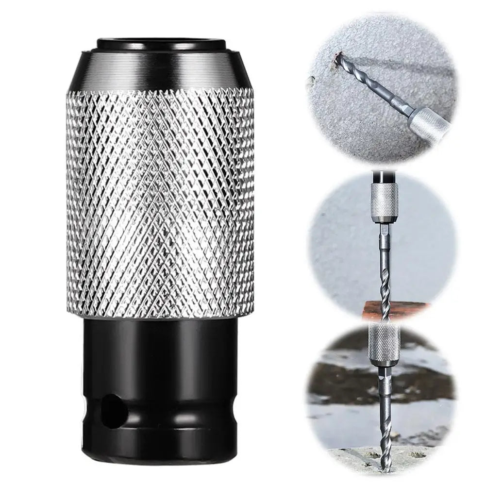 Rotary Hammer Adapter with 4 Impact Drill Bits Set Quick-Release Electric Hammer to Converter Kit for Electric Wrench Tools ﻿