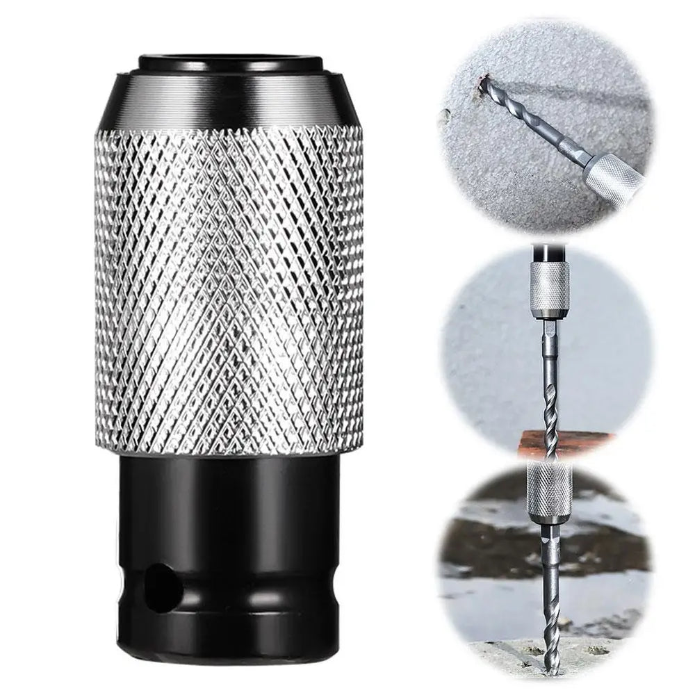 Rotary Hammer Adapter with 4 Impact Drill Bits Set Quick-Release Electric Hammer to Converter Kit for Electric Wrench Tools ﻿