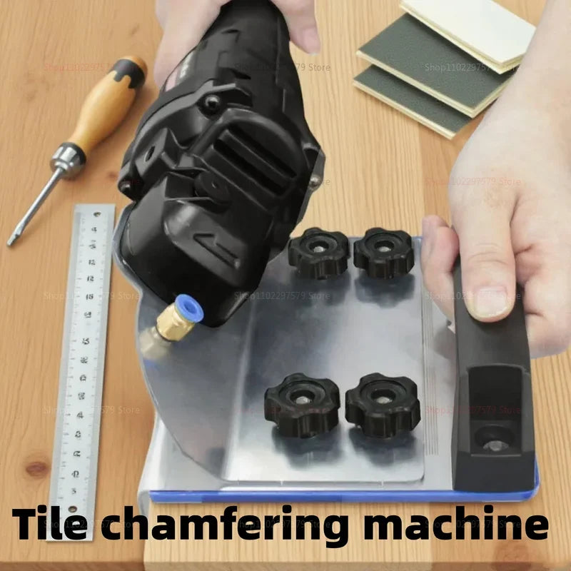 Angle Grinder Stand for Tile 45 Degree Chamfer Cutting Tool for Ceramic Stone Tile Edge Beveling and Finishing Perfect for DIY