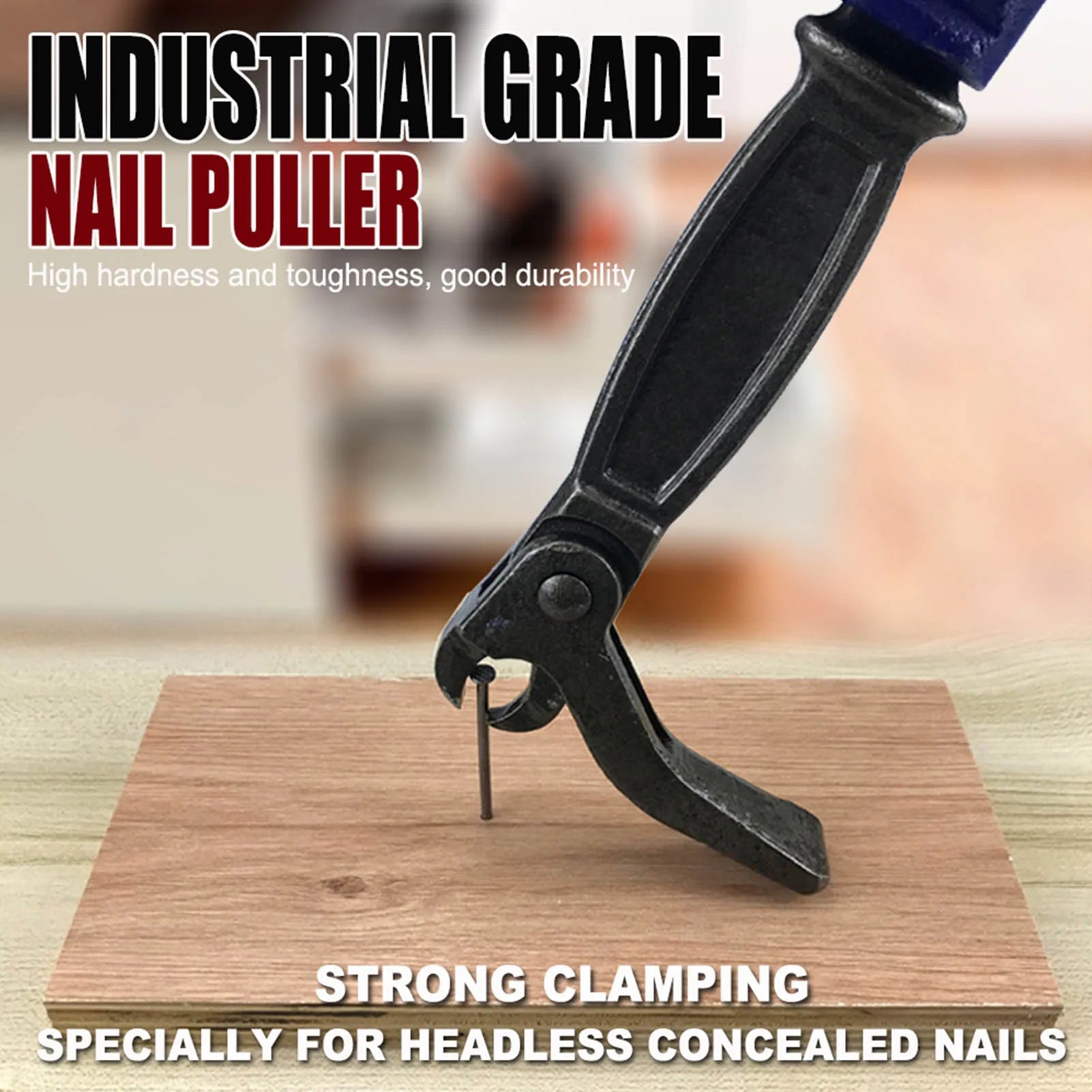 Nail Puller Wrecking Pry Bar High Carbon Steel Hand Tool for Woodworking Maintenance Nail Extractor Tool