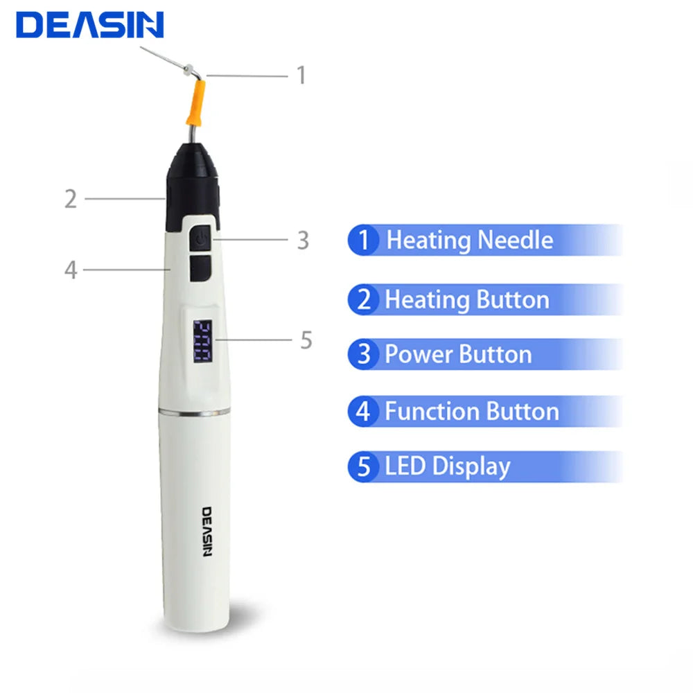 Detanl Endodontics Heat Guns Dentistry Obturation Pen Gutta Hanger Shutter System Heating Temperature Dentist Tips Equipment
