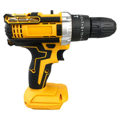 21V cordless impact drill, a cordless handheld lithium-ion drill equipped with a brushless motor and variable speed control
