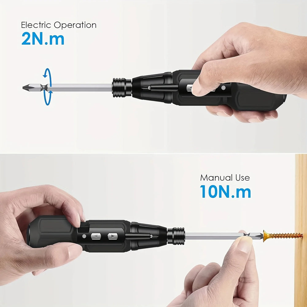 electric screwdriver rechargeable cordless screwdriver quick electric tool home small electric kit repair tool electrician repai