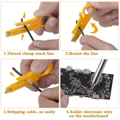 Soldering Iron Kit for Electronics 80W LCD Digital Adjustable Temperature Welding Repair Tools with Switch, Solder Tin Tips