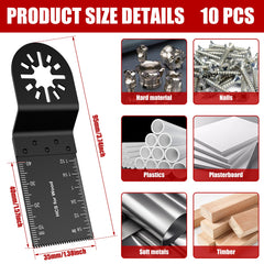 10/5pcs Multitool Blades Mix Oscillating Saw Blades Accessories Professional Wood/Metal Universal Quick Release Multitool Blades