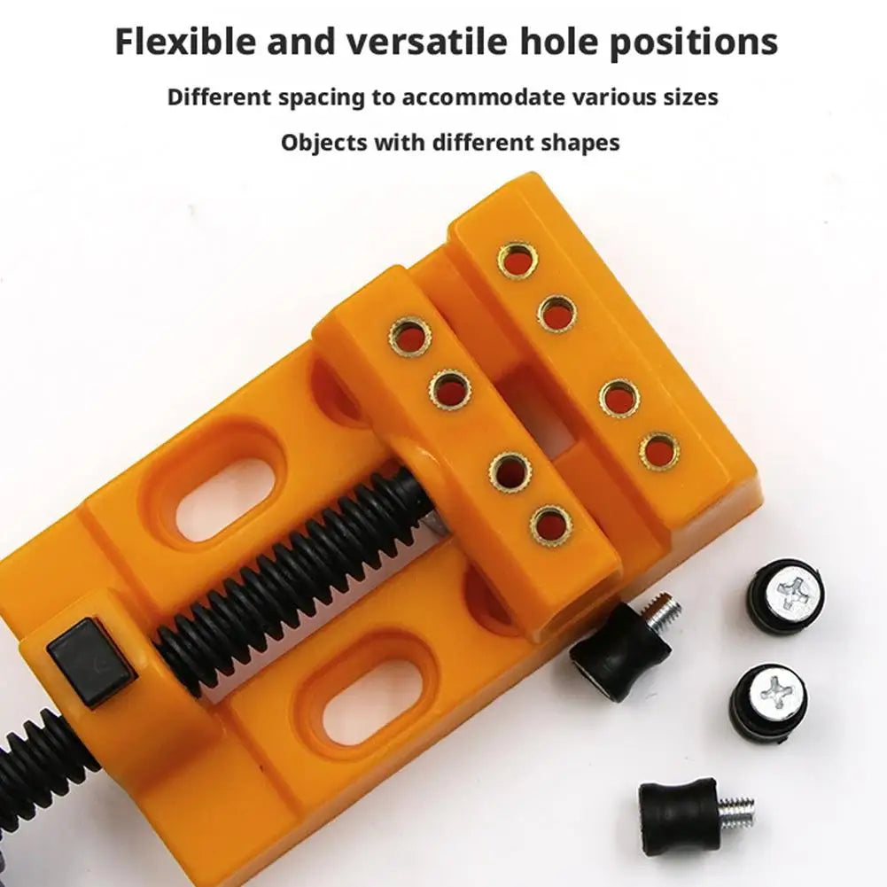 Universal Table Fixed Vise Clamp Adjustable Bench Vise DIY Sculpture Craft Carving Mini Bench Vise Clamp For Drilling, Engraving