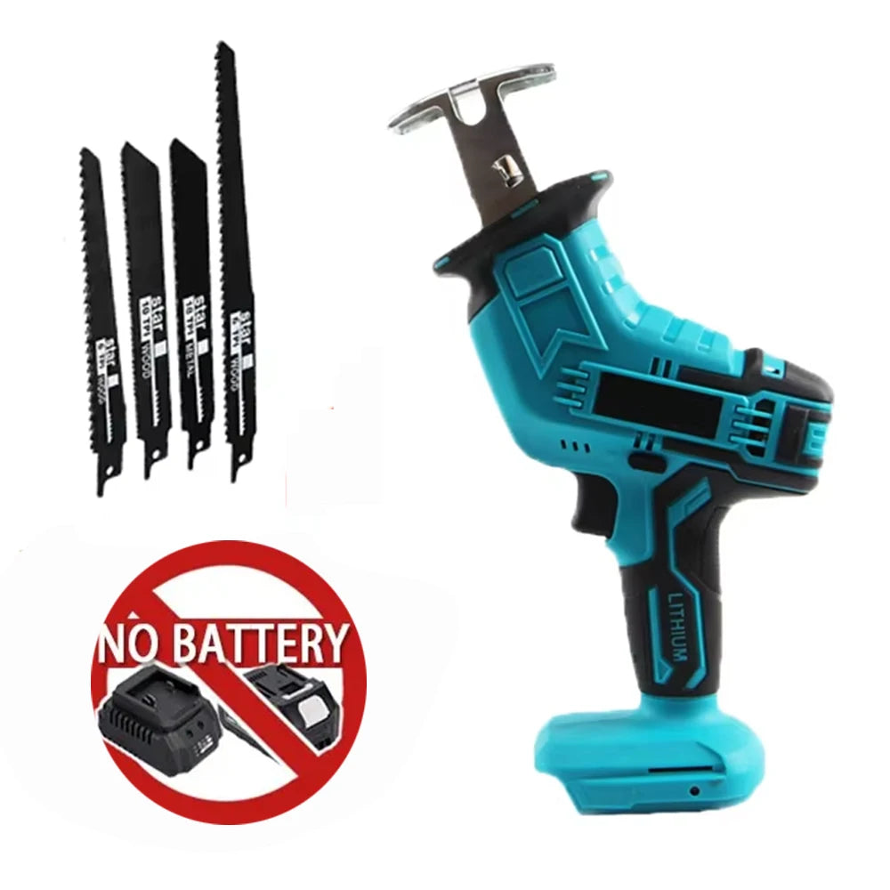 Cordless Reciprocating Saw 18V Electric Cutting Saber Saw