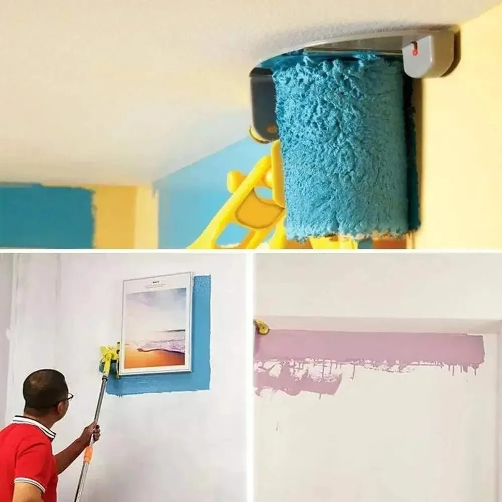 Paint Brush Roller Sleeve Set, Multi-Functional Corner Brush, Professional DIY Rollers for Home Wall Decoration