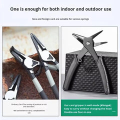 Snap Ring Plier Type Circlip Pliers Multifunctional Crimp Tool Internal External Ring Remover Retaining Circlip Pliers Hand Tool