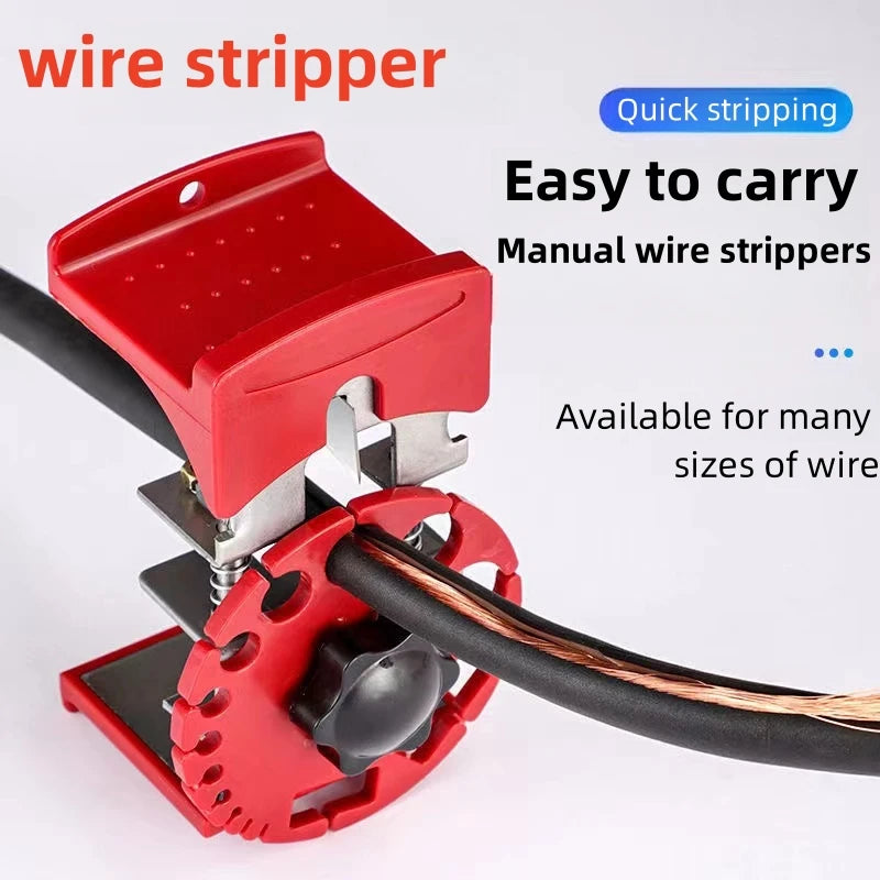 Wire Electrician Cable Cutter Universal Handheld Quick Stripper Portable Electric Wire Stripper Multi-Tool Crimping Tool