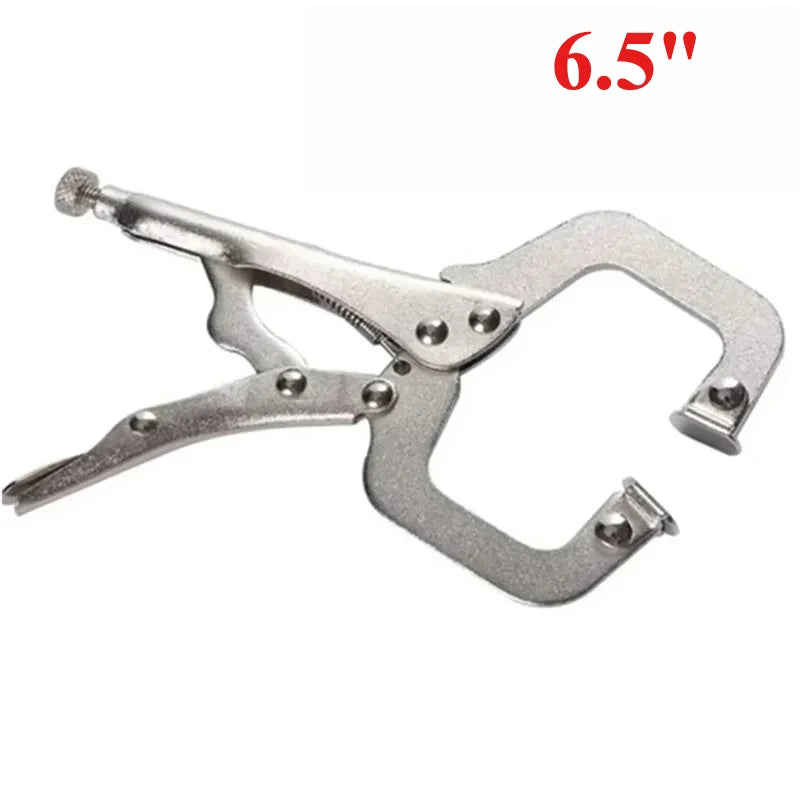 6.5" Steel C Clamp Locking Welding Pliers Vise Grip Wood Tenon Locator Tool for Metal Woodworking Tools Herramientas Ferramentas