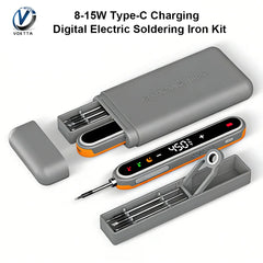 8-15W Type-C Digital Electric Soldering Iron Kit Intelligent Adjustable Temperature Fast Heating Mini Solder Irons Repair Tool