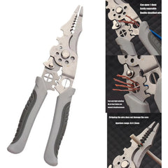 1 Wire Stripper Crimping Tool, Fusion Splicer, Cable Stripper, Multi-Purpose Stripping Tool, Wire Pliers, Professional-Grade Stripper
