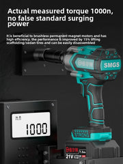 110V/220V Heavy Duty Brushless Electric Impact Wrench High Torque Power Tool for Auto Repair with Charger AC