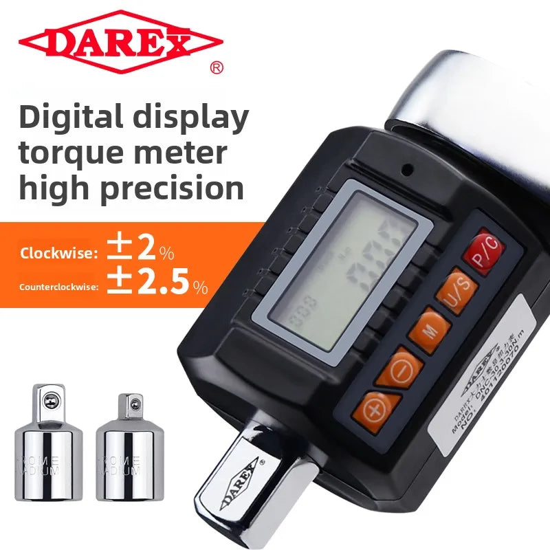 DAREX Ratchet Wrench Digital Electronic Torque Tester with Display 3 - 200N.m High - Precision for Accurate Torque Measurement