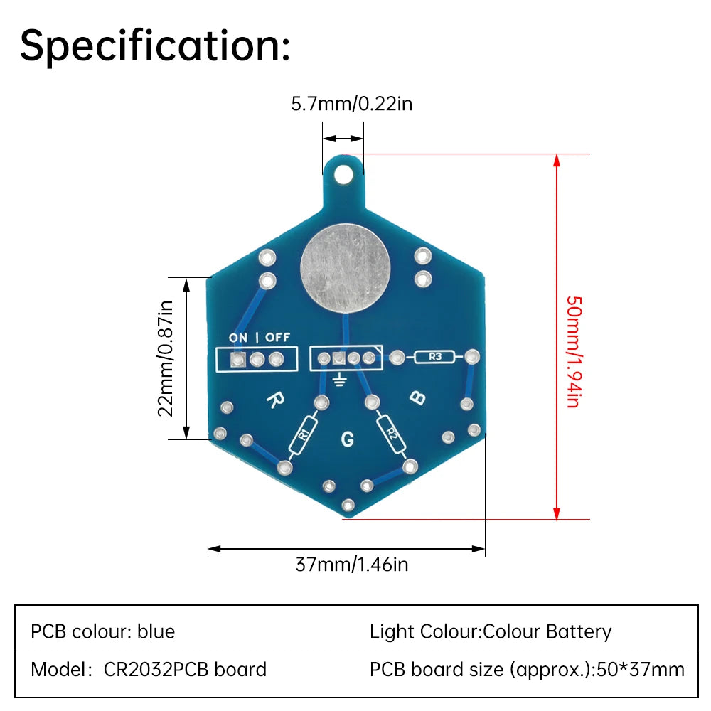 Soldering Kit Electronic DIY Production Kit Hands-On Training Introductory Soldering Practice LED Module