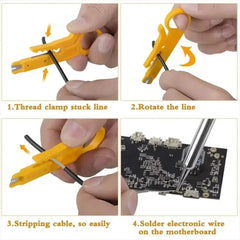 Soldering Iron Kit Welding Tool Soldering Kit with LCD Digital Multimeter 60W Soldering Iron 5 Extra Tips