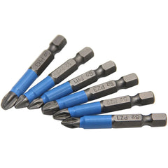 6pc Hexagonal Handle Anti Skid Electric Screwdriver Woodworking Cross Screwdriver Tool Set PH1 PH2 PH3 PZ1 PZ2 PZ3