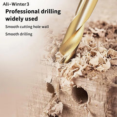 【WR】13Pcs 1.5mm-6.5mm Twists Drill Bit Set Metric Drill Kit Woodworking Metal Bit Tools For Ceramic Tile Glass Marble Concrete