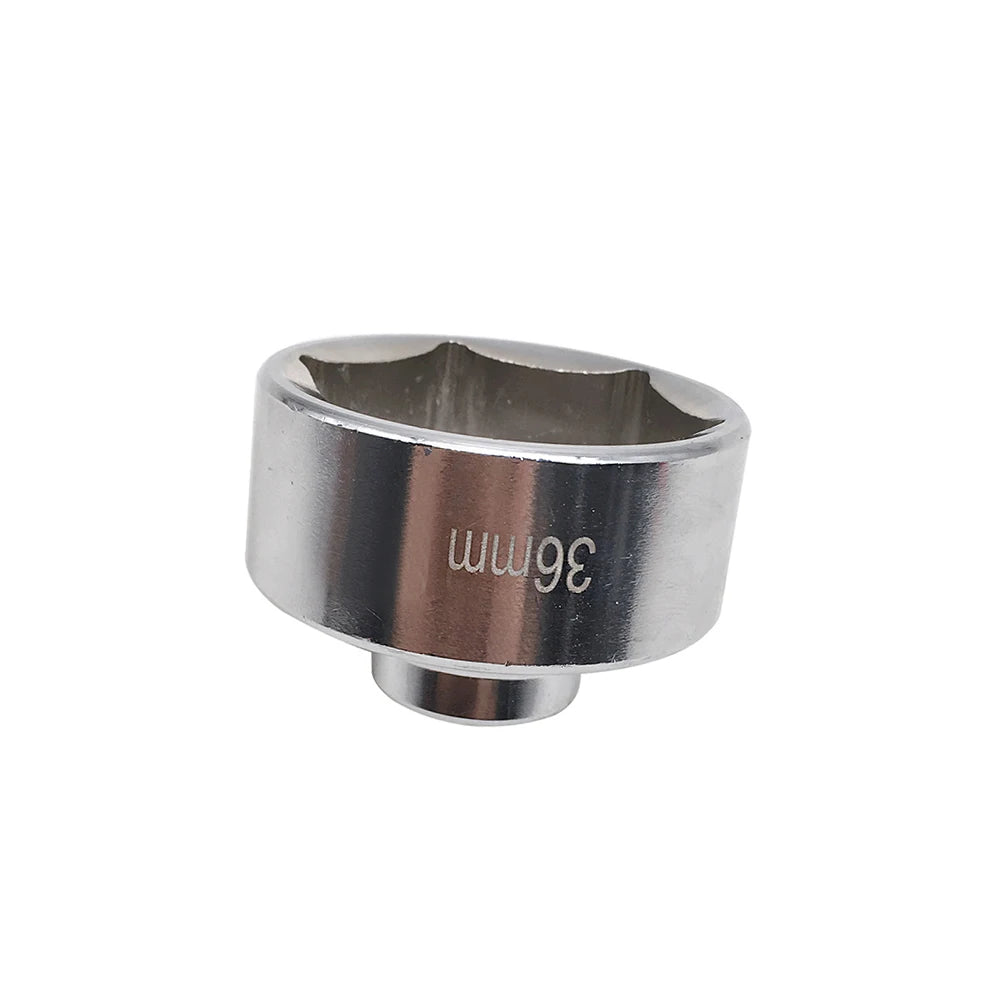 36mm Oil Filter Wrench 36mm Low Profile Socket Tool to Remove Cartridge Style Housing Canister Cap Oil Filter Wrench 36mm Metric