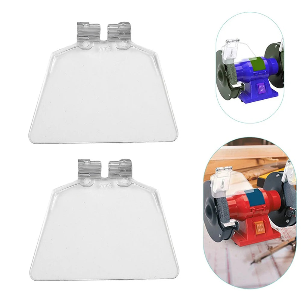 2 Pcs Bench Grinder Guards For Bench Type 125 Grinders Machine Power Tools Accessories Replacement Spare Parts