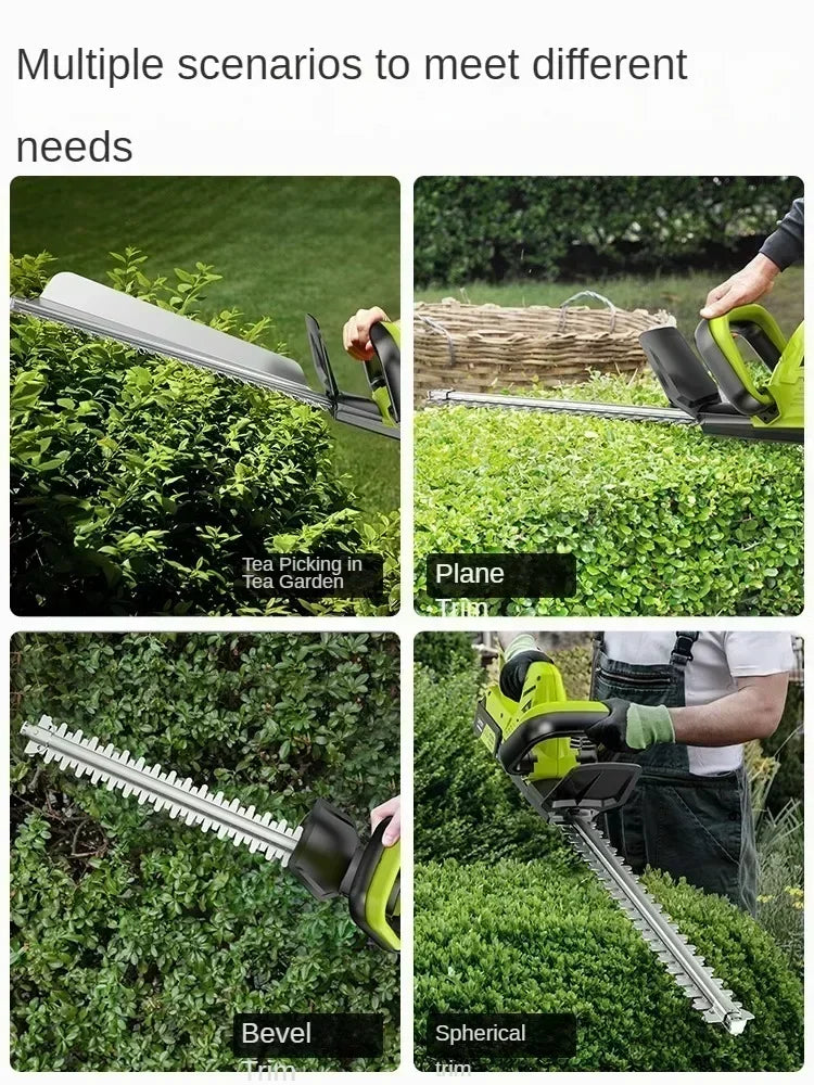 110V/220V High-Powered Electric Hedge Trimmer for Tea Tree Pruning and Gardening C