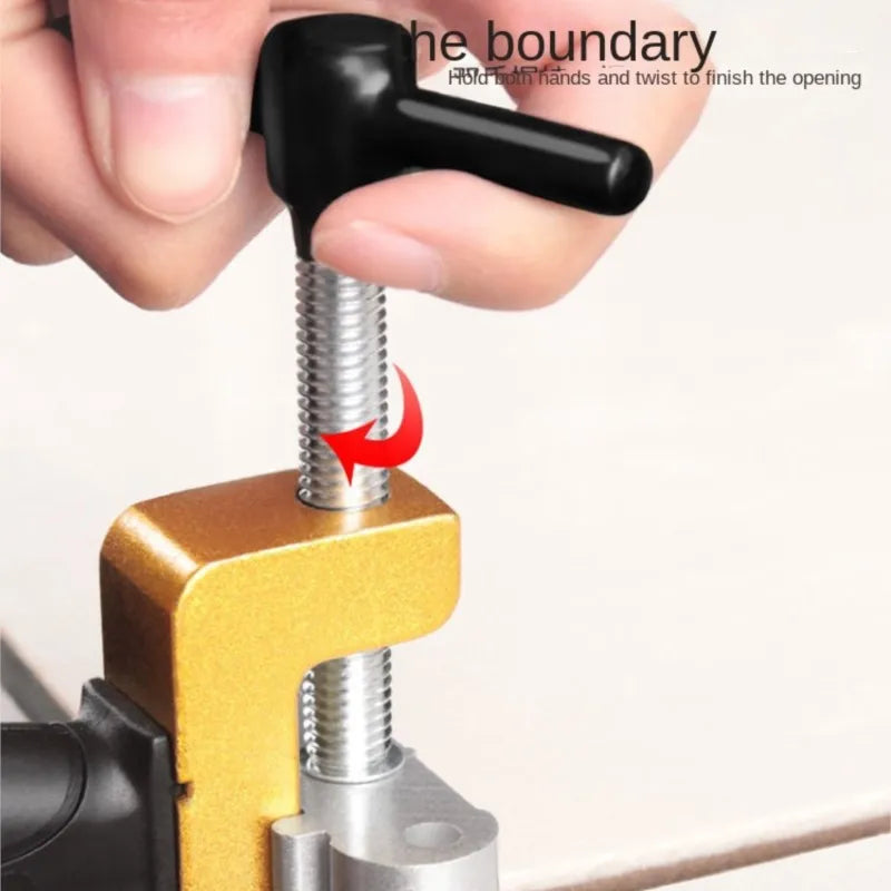 2 in 1 Glass Ceramic Tile Cutter with Knife Wheel Diamond Glass Cutter Breaking Pliers Manual Tile Glass Cutting Tool Hand Tools