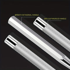 High Hardness Center Punch Non-slip Handle Tapered Punch Point Punch Locator Metal Drill Mark Center Punch Fitter's Chisel Punch
