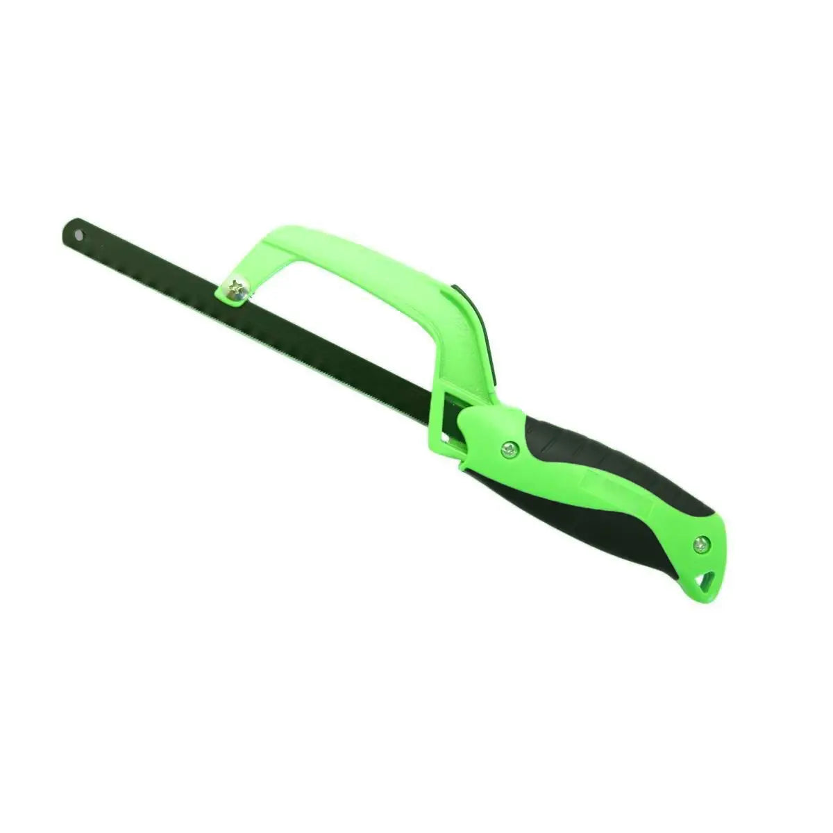 Heavy Duty Mini Hacksaws Aluminum Frame Compact Hack Metal Cutter 10" Flexible Bi-Metal HSS Saw Blade for Woodworking Hand tool