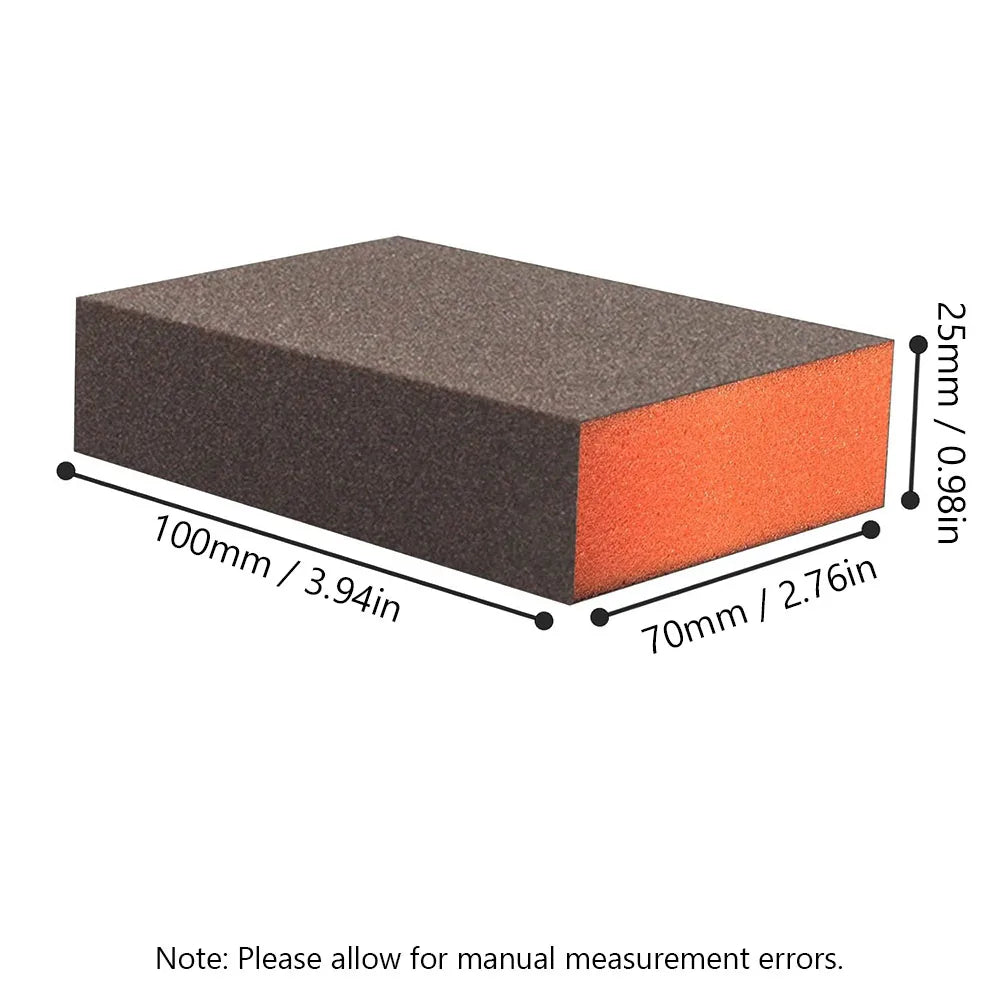 6pcs/set(60 80 120 180 220 320)Coarse Medium Fine Grit Sanding Block Sander Sponges for Wood Drywall Metal Sandpaper Sponge