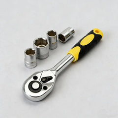Time-saving and Labor-saving Auto Repair Tool Set Ratchet Wrench Socket Tool Industrial Rust Proof and Wear-resistant Wrench