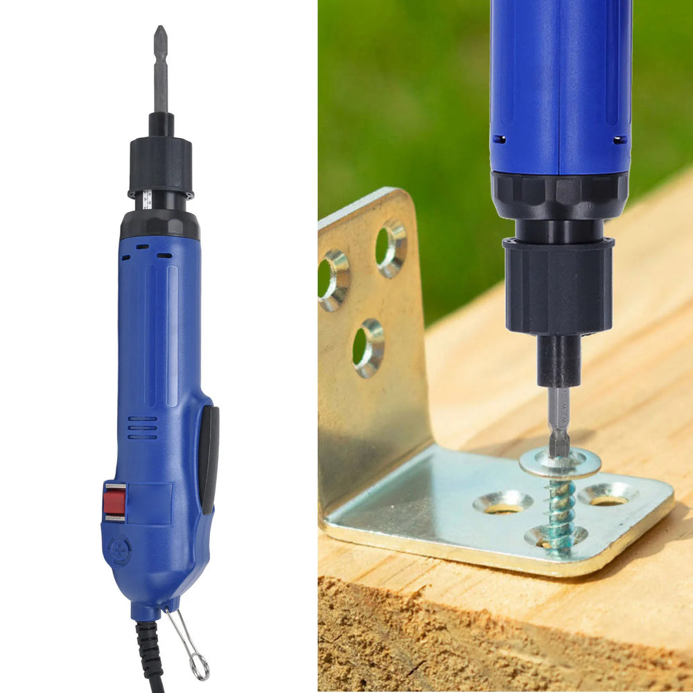 Electric Screwdriver Electric Screwdriver High Torsion Straight Handle Hex Power Screw Driver with Bit Power Screwdriver Set