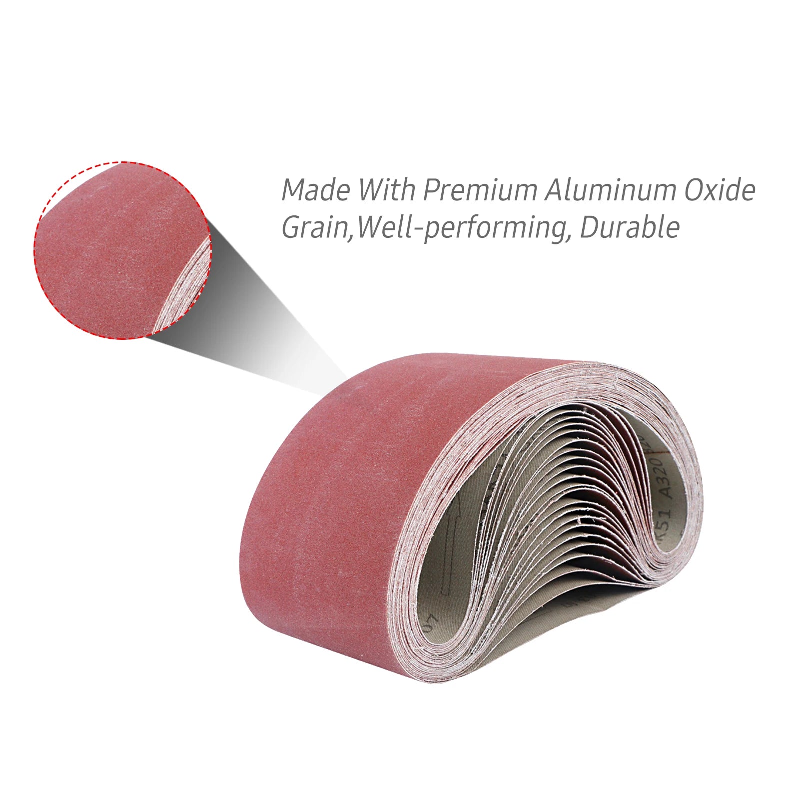 10Pcs Sanding Belts 30*380mm 60/60/80/120/240/320/400/600/800/1000 Grits for Home Use Mini Belt Sander For Electric Sander