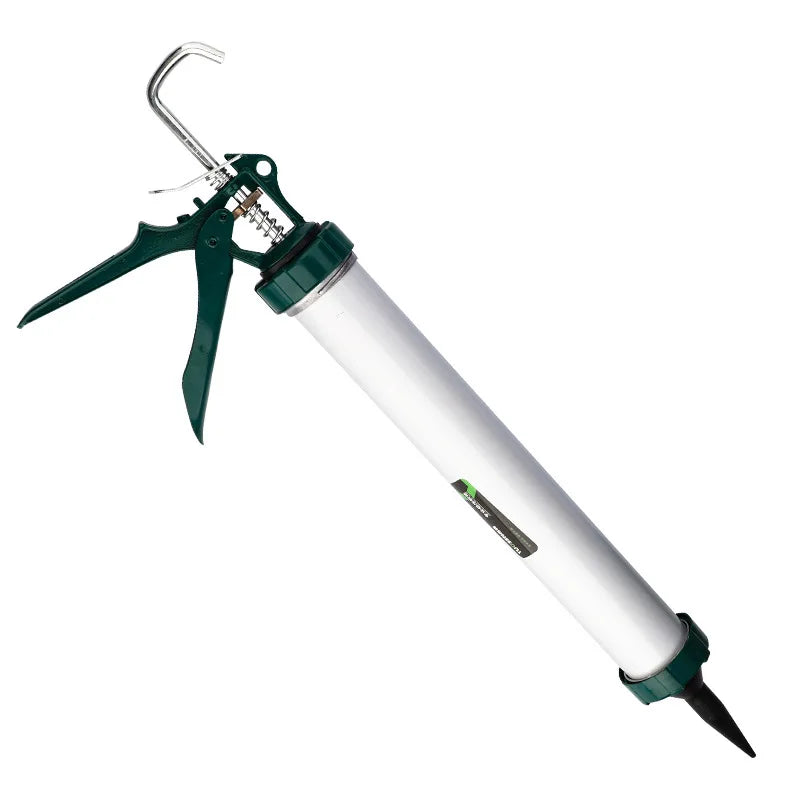 Caulking Tool Kit Silicone Handheld Caulking Gun with Multifunction Grout Scraper and Caulk Nozzle Finisher Sealant