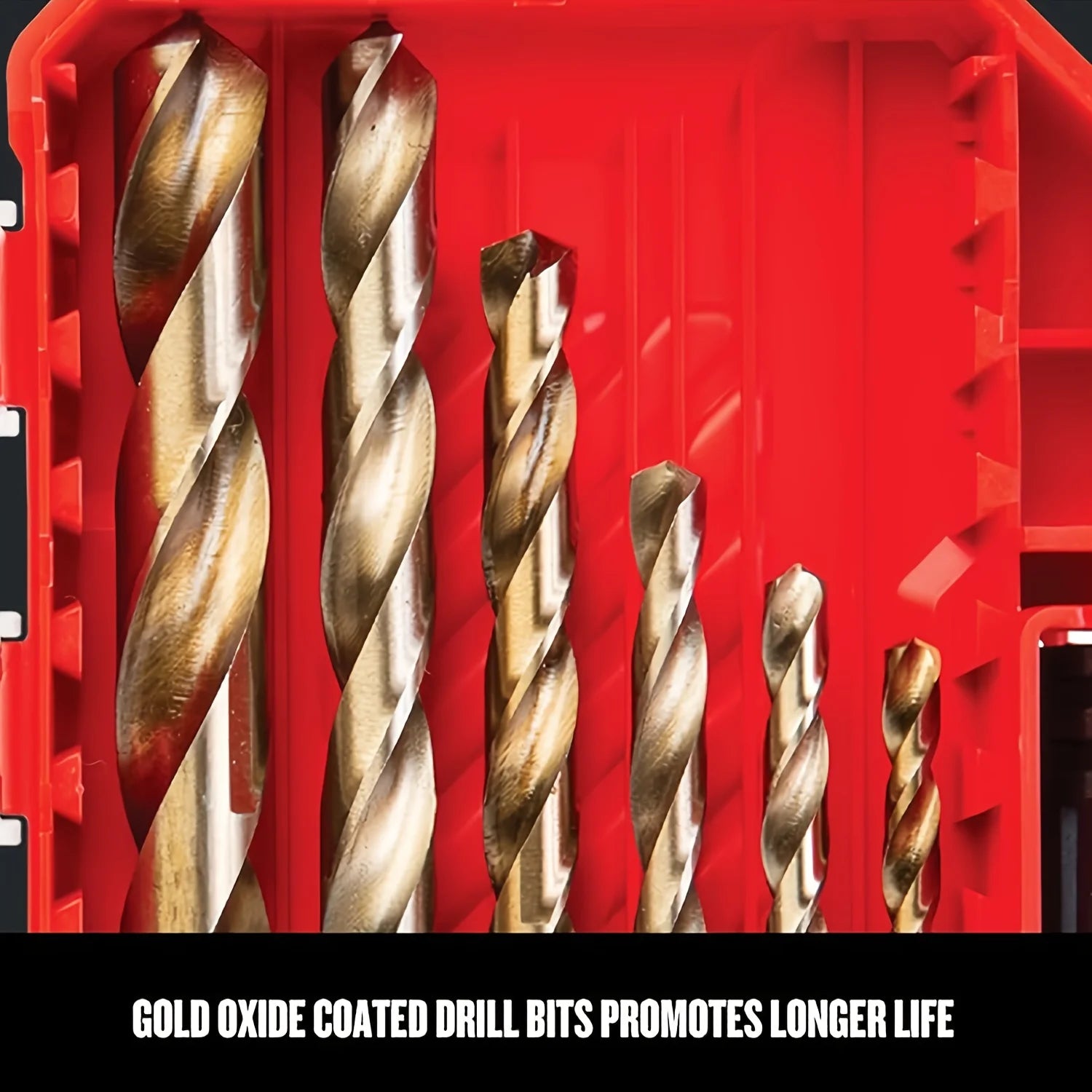 Drill Bit Set, 14-Piece, 135 Degree Split Point, For Plastic, Wood and Metal