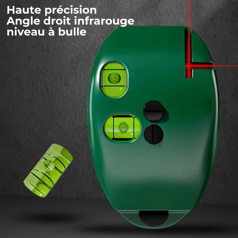 Vertical Mouse Laser Level Infrared Horizontal Line Right Angle Bubble Level Leveling 20M Long Distance 2 Lines Laser Levels ﻿
