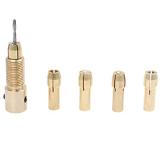 Electric Hand Drill DIY MINI Drill Press Set DC 12V Motor 10PCS 0.5-3mm HSS Twist Drill Bit with 5Pcs Chuck Collets Hobby Drill