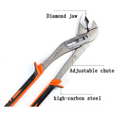 Water Pump Pliers Multifunctional Universal Wrench Open Grip Pipe Pliers Large-nosed Hand Tools Plumber Repair Pliers Tools