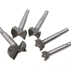 ‌"5PCS Wood Hole Saw Set - 15/20/25/30/35mm Drill Bits for Hinge Boring, Pilot Holes & Woodworking | Hole Opener Cutter"‌