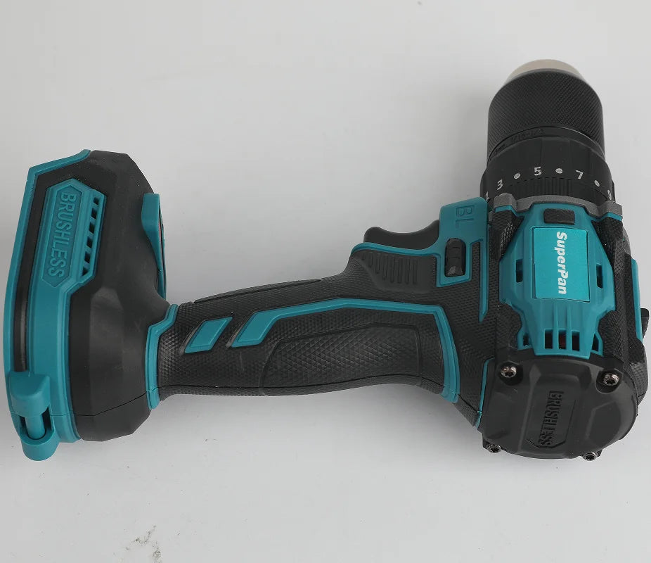 Brushless Cordless Drill, Multi-Material Drilling, for Home DIY & Professional Repair, Bare Unit,For makita Battery