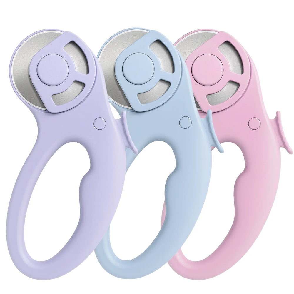 Rotary Cutter For Cricut Vinyl,Ergonomic Handle for Fabric,Leather,Quilting,Patchworking,Sewing Crafting Tool (Rotary Trimmer)