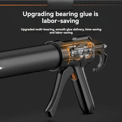 Caulk Gun Universal Silicone Glue Applicator With Non-Drip Tip For Home Kitchen Bathroom Basic Sealant  Maintenance Too
