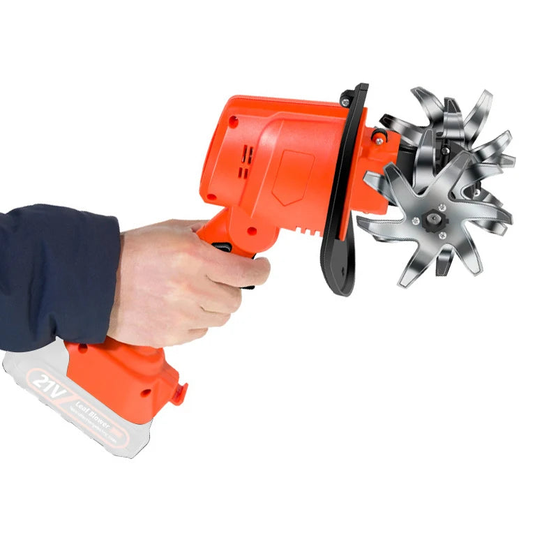Cordless Electric Garden Tiller Cultivator Portable Rotavator