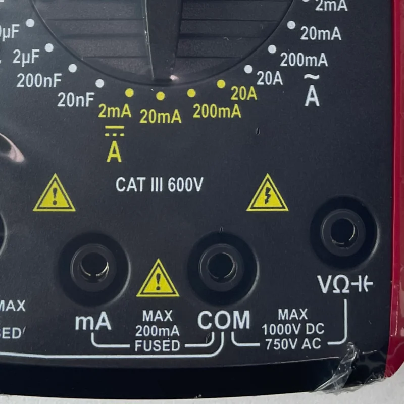 Digital Multimeter:AC/DC LCD Digital Multimeter 1000V Voltmeter Ammeter Ohm Tester High Safety Handheld Meter (Not Batteries)