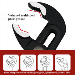 7 10 12 Inch Quick Adjust V Jaw Tongue Groove Pliers Universal Plumbing Pliers Water Pump Pliers for Plumbing Work